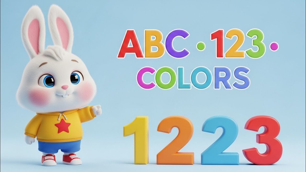 Jojo Bunny Magic Study Table 🐰📚 | Learn ABC, 123 & Colors | Kids