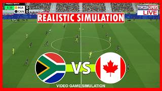 🔴South Africa vs Canada Live | World Cup 2026 | Full Match Stream | Video Game Simulation screenshot 1