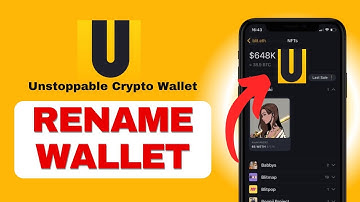 How to Rename wallet in Unstoppable Wallet 2024?