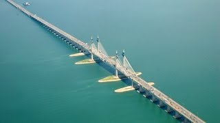 Longest bridge in Southeast Asia nearly ready for use in Penang, Malaysia