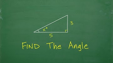 How do you find the angle? Let’s see…