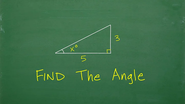 How do you find the angle? Let’s see…