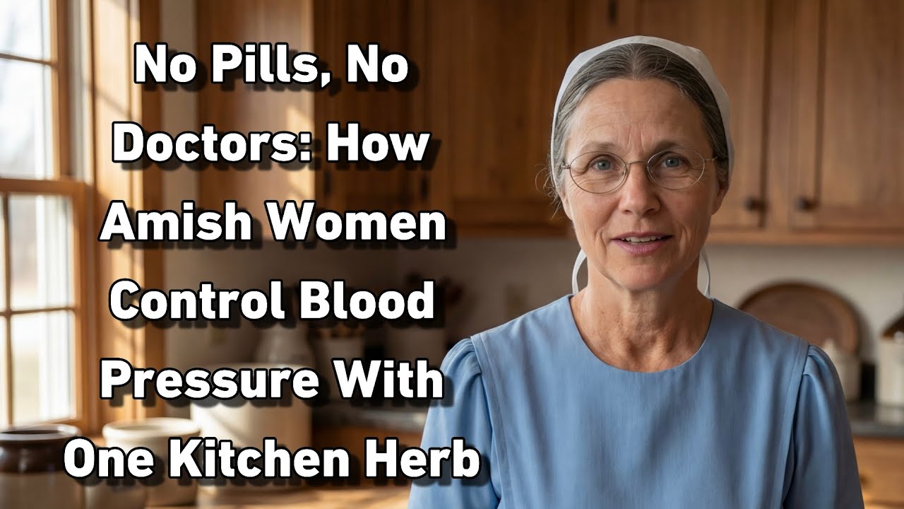 No Pills, No Doctors: How Amish Women Control Blood Pressure With One Kitchen Herb