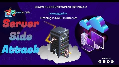 Server Side Attack(Kali Linux)-Learn Pen testing & Bug Bounty Hunting A-Z#education