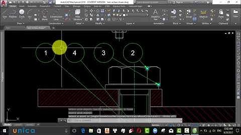Bài 048 : Đánh số thứ tự tự động trong Autocad Mechanical