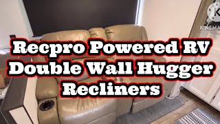 Recpro Powered Double Recliner RV Wall Huggers Camper/RV/5th Wheel Review