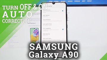 How to Activate Auto-Correction – to Correct Text on SAMSUNG Galaxy A90