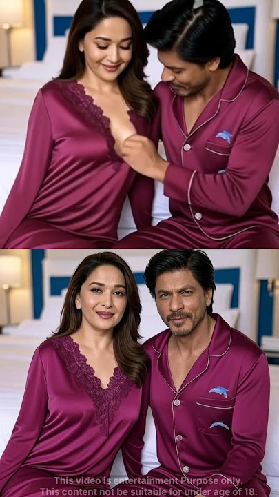 Shahrukh khan and madhuri dixit enjoying #shortsfeed #trending #youtubeshorts #aishorts #shortvideo