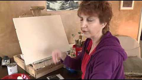Amazing Blind Oil Painter - Learned to Paint Blind...