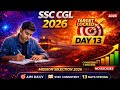 DAY-13 TARGET SSC CGL 2026 #ssc #ssccgl #sscchsl #sscgd #sscmts #sscexam #ssccpo #cpo #cgl #chsl #gd