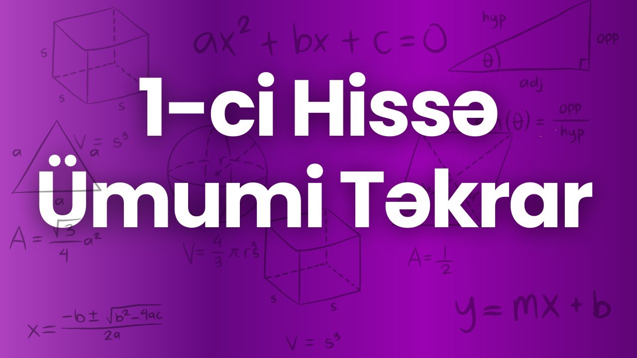 1-ci Hissə Ümumi Təkrar Sınağı
