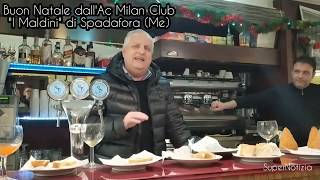 Buon Natale dall&#39;Ac Milan Club &quot;I Maldini&quot; di Spadafora (Me) 23 Dicembre 2019