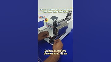 NO Air Compressor! Electric Tape Wrapping Machine ▶ Auto-Sensing for 2-20mm Wires