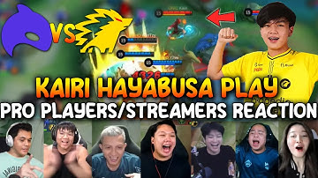 MINDBLOWING🤯 PRO PLAYERS REACTION TO KAIRI