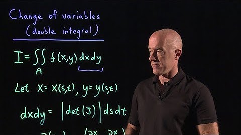 Change of variables (double integral and the Jacobian) | Lecture 31 | Vector Calculus for Engineers