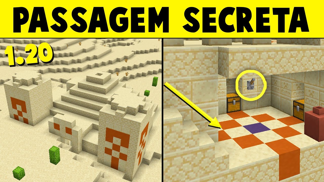 Minecraft passagem secreta do iglu e mapa do tesouro #minecraft