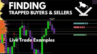 Finding Trapped Sellers and Buyers Live Trade Examples
