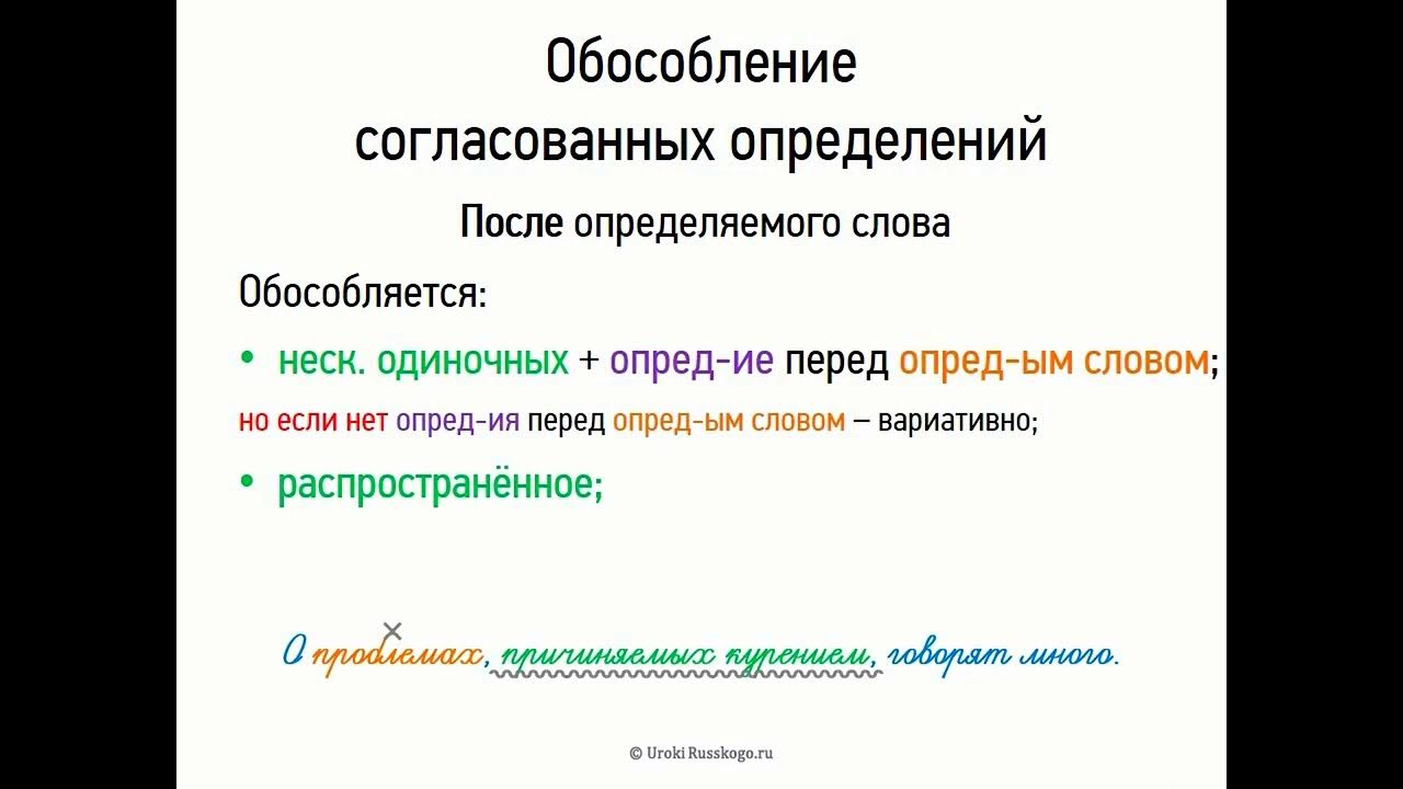 Тест обособленные определения 8 класс с ответами. Видеоурок обособленные определения и приложения 8 класс. Обособление согласованных определений. Обособленные определения видеоурок. Обособление несогласованных определений 8 класс.