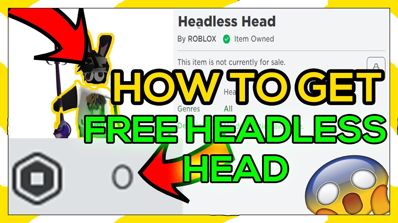 How To Get Free Headless Head Roblox Working 2020 Insane Youtube - roblox how to get headless head for free