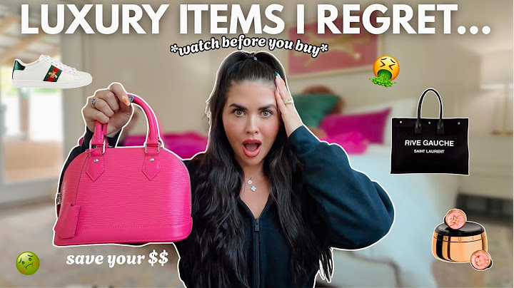 I REGRET buying these designer items *WATCH before you BUY*