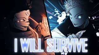 Download lagu JJK 「AMV」I Will Survive / - Gojo vs Sukuna