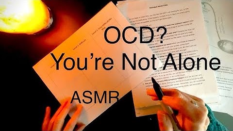 OCD Exposure Practice Paperwork • Soft-Spoken ASMR