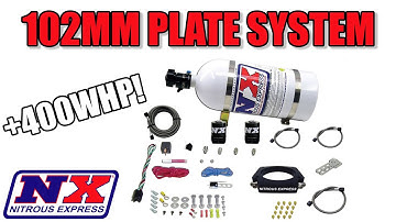 This Plate Sprays 400 Horsepower?! Nitrous Express Dual Stage 102mm Nitrous Plate System!
