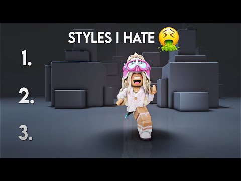 STYLES I HATE🤢 || Roblox trend