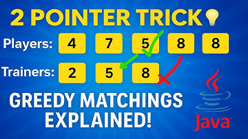 LeetCode 2410: Maximum Matching of Players With Trainers | Greedy & Two Pointers Explained 🔥