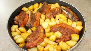 Costine di maiale al forno con patate | FoodVlogger