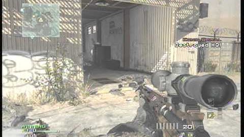 3v3 and 2v2 QuickScope MW3 HQ DOME