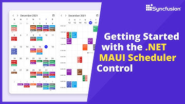 Getting Started with the .NET MAUI Scheduler Control