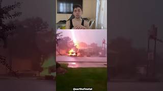 SCARY LIGHTNING STRIKES ⚡ 😱⁉️ #shorts