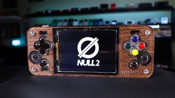 Null 2: See-through DIY Retro Handheld made of acrylic and WOOD!