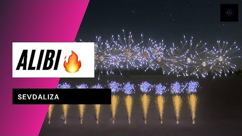 SEVDALIZA - 'ALIBI' Live (Synchronized Firework Show)