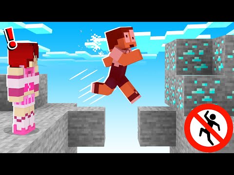 ジャンプしたら死ぬ世界でサバイバルしたら鬼畜過ぎたｗ【まいくら・マインクラフト】