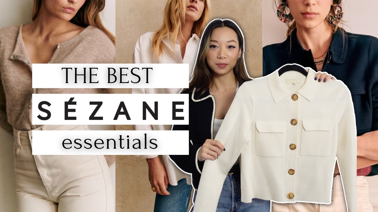 SEZANE COLLECTION | Reviewing the BEST Essentials from Sezane - YouTube