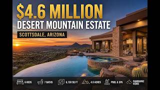 Inside a $4.6 Million Desert Mountain Estate in Scottsdale, Arizona Inside a $4.6 Million Desert Mountain Estate in Scottsdale, Arizona
