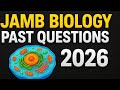 CELL AND ITS ENVIRONMENT 🔥 | JAMB &amp; WAEC Biology Past Questions Explained (2026 JAMB Sure Topics)