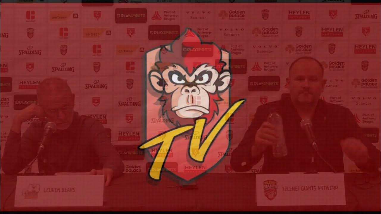 POSTGAME PRESS CONFERENCE 1/4 Finals Belgian Cup Giants