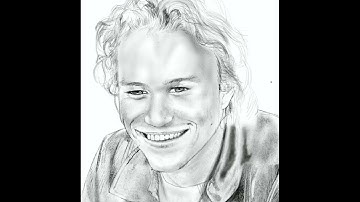 Heath Ledger #darkknight #joker #speeddrawing #potrait #procreate