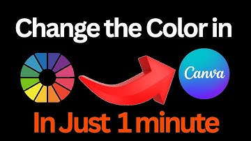 How to change the Color in the Canva ! Identify Color From Image in Just 1 Minute #canva Ai [2@25]
