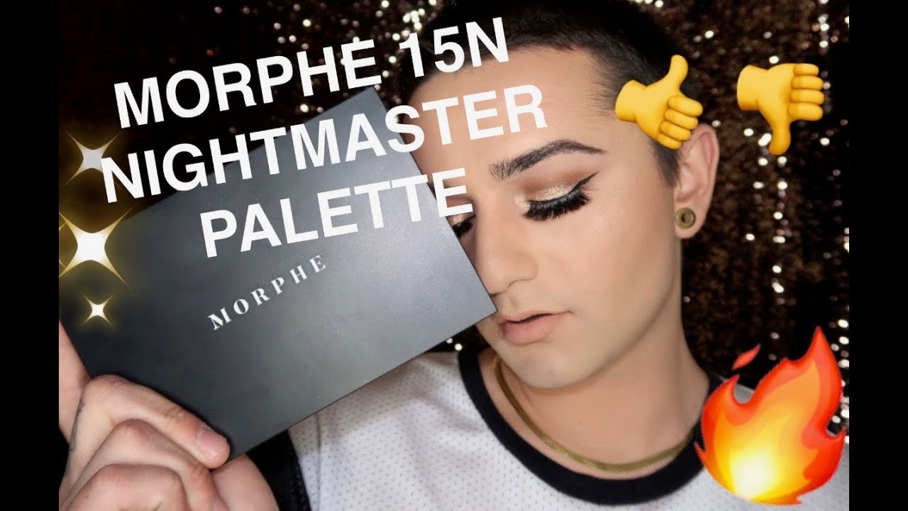 MORPHE 15N NIGHTRIDER PALETTE REVIEW & DEMO! | NICOMEEKER