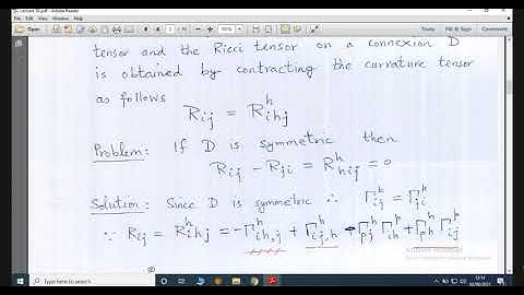 Differential Geometry Lec 29 & 30