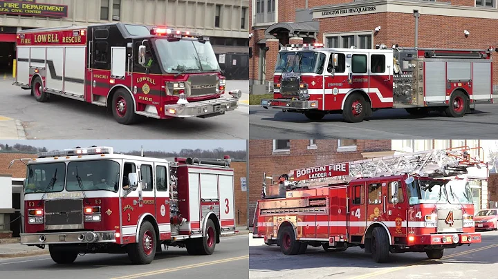 Fire Trucks Responding Compilation - E-One Fire Trucks
