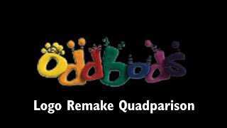 Oddbods Logo Remake Quadparison