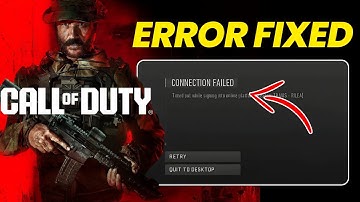 Fix Travis Rilea Error in MW3 - Connection Failed Issue [SOLVED]