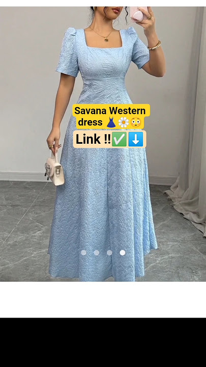 Savana western dress 👗♥️..#savana