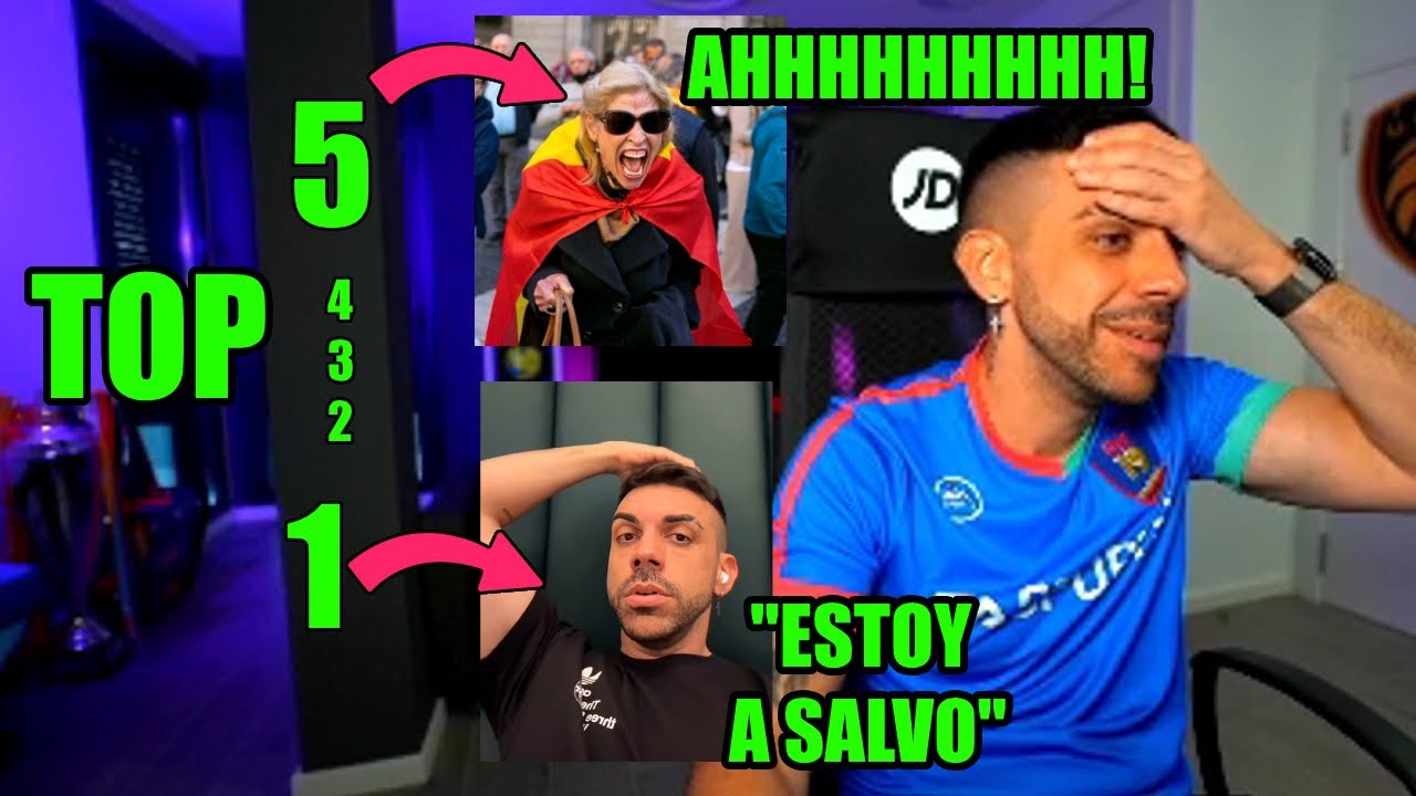 DjMaRiiO REACCIONA AL TOP 5 MEJORES MOMENTOS DEL APAGÓN EN ESPAÑA