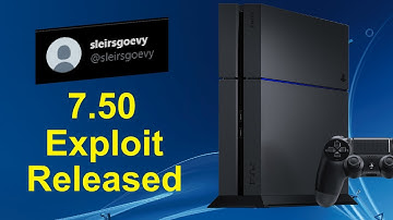 PS4 7.50 Jailbreak Released By Sleirsgoevy